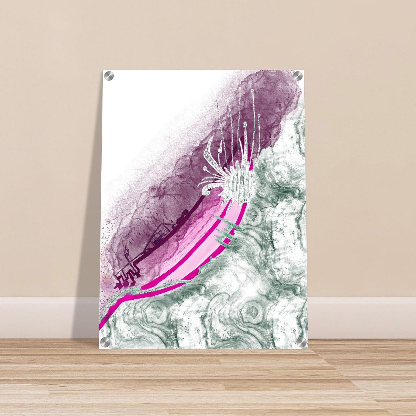 Abstract Gravity Art Acrylic Print