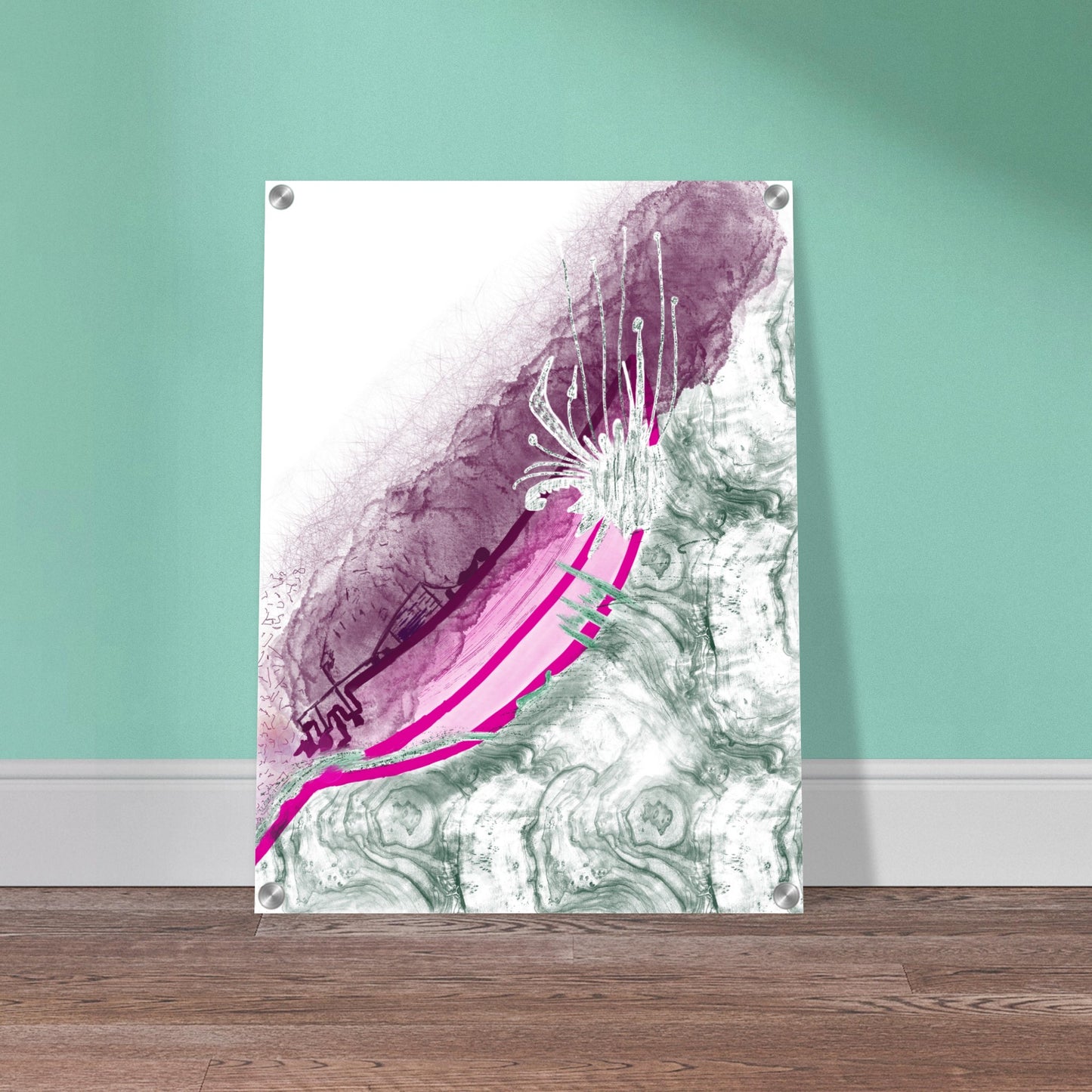 Abstract Gravity Art Acrylic Print