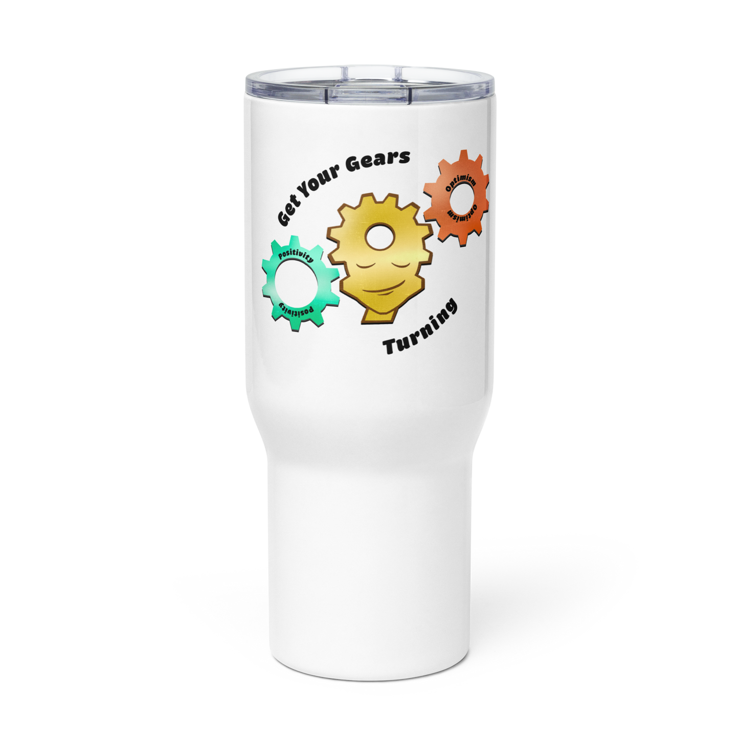 Gears turning Travel mug