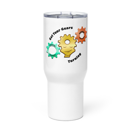 Gears turning Travel mug