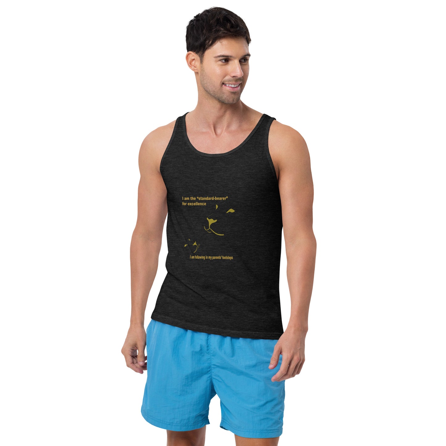 Parent_Baby_Lion_Men's Tank Top