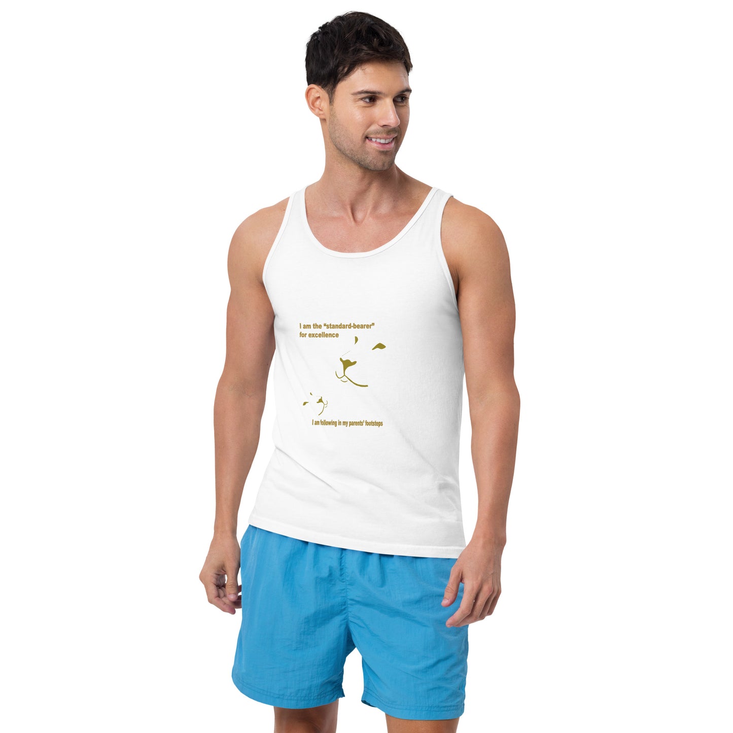 Parent_Baby_Lion_Men's Tank Top