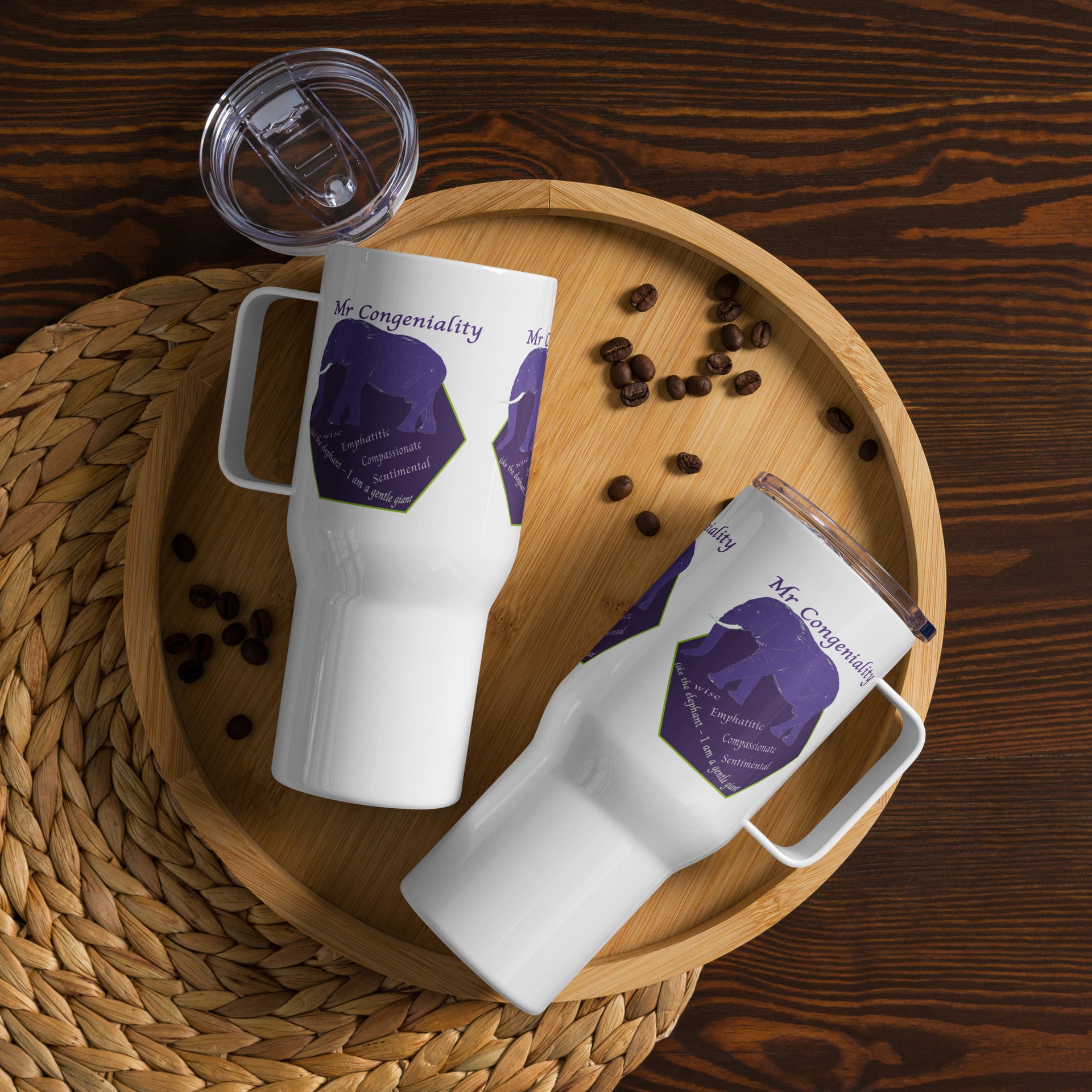 Mr Congeniality_Travel mug with a handle – Rejuvenate Cube