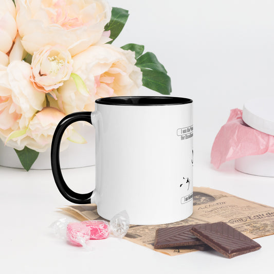 Parent and  baby Lion_Mug with Color Inside