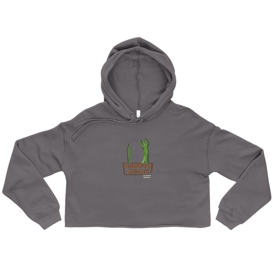 Growth Awaits Cropped Hoodie