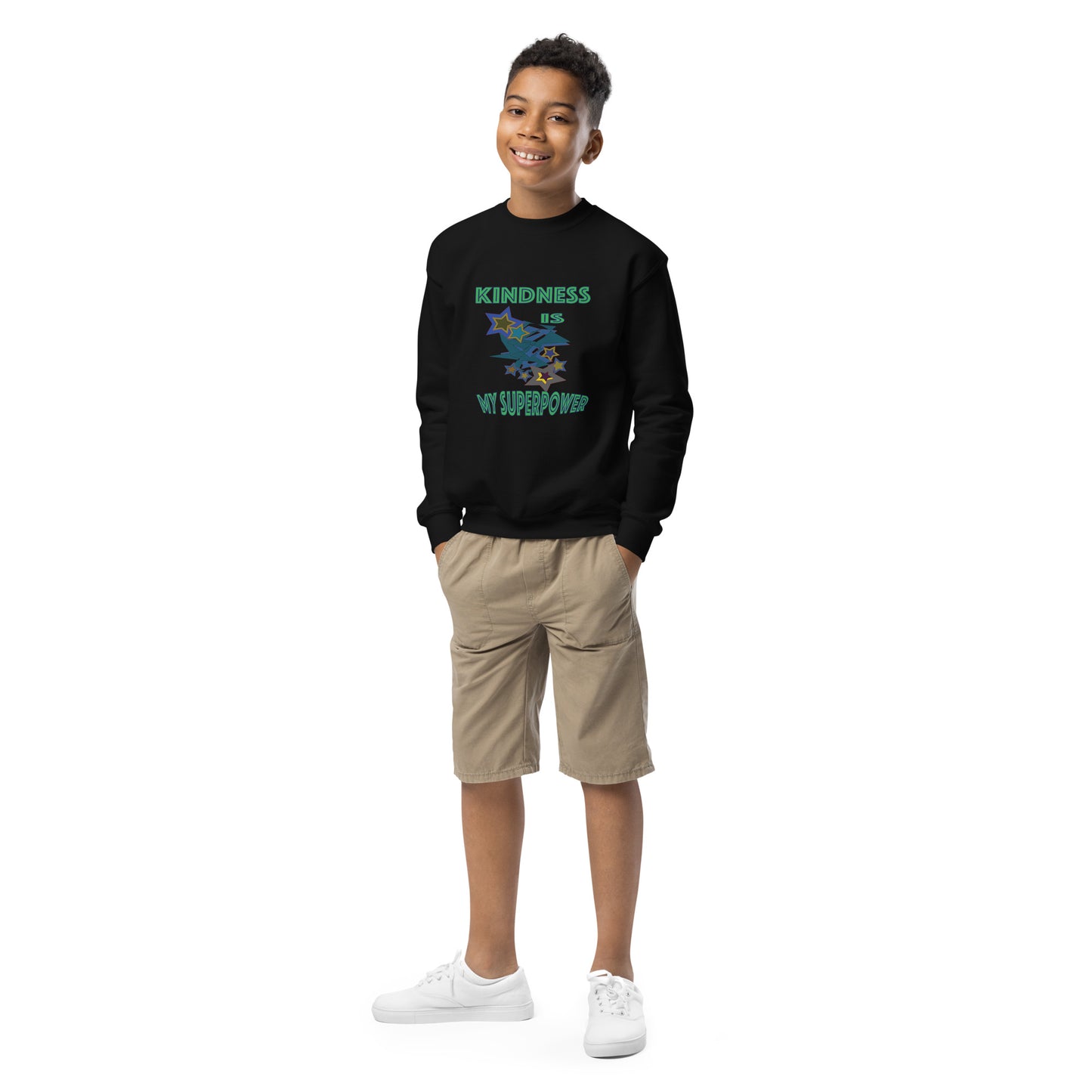 Kindness_Youth crewneck sweatshirt