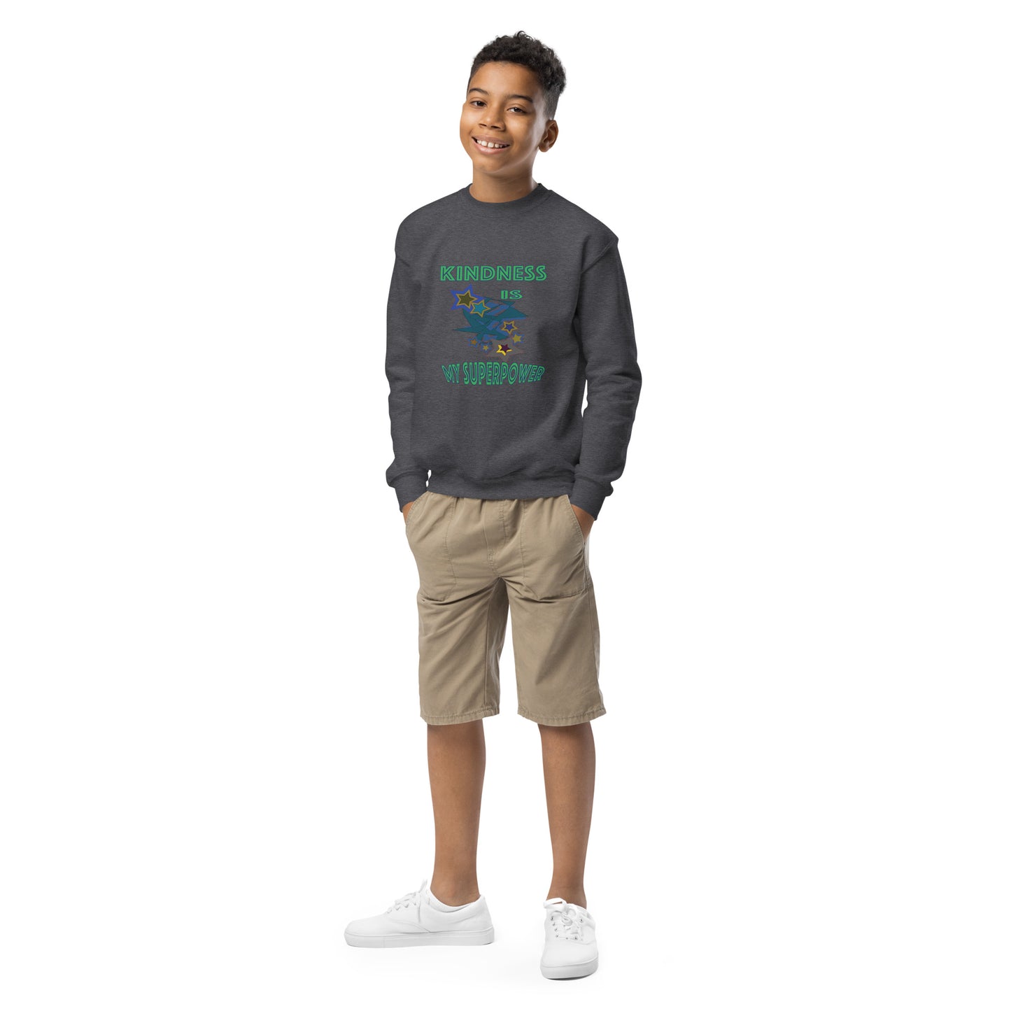 Kindness_Youth crewneck sweatshirt