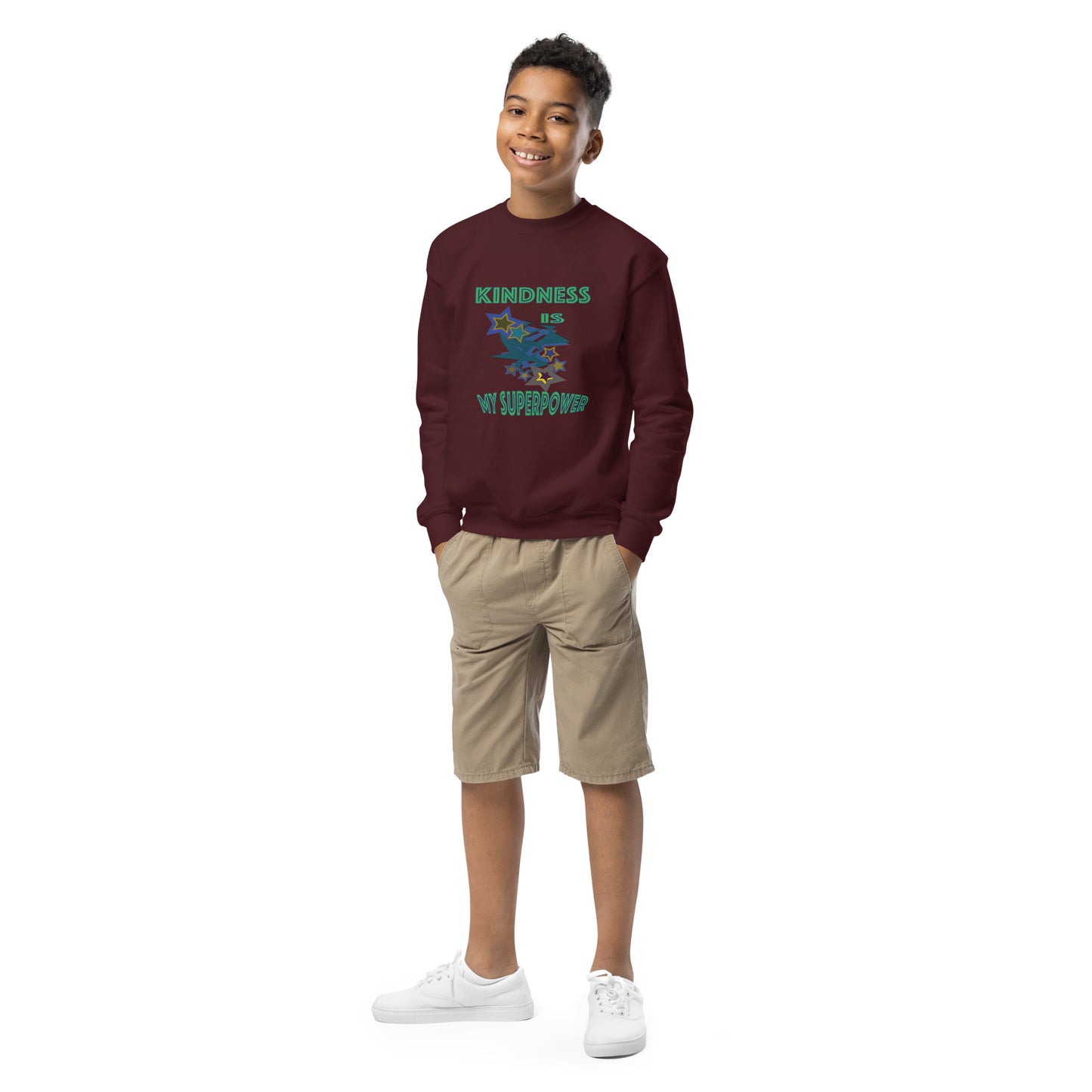 Kindness_Youth crewneck sweatshirt