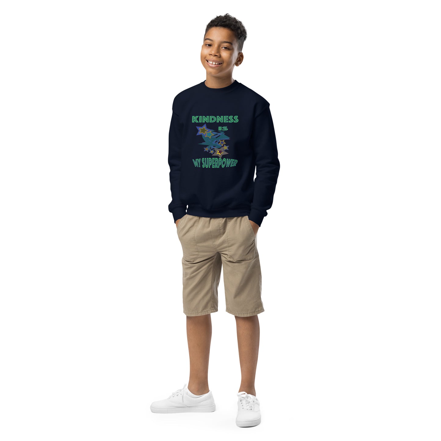 Kindness_Youth crewneck sweatshirt