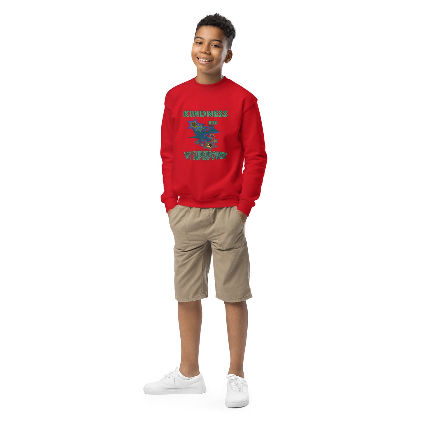 Kindness_Youth crewneck sweatshirt