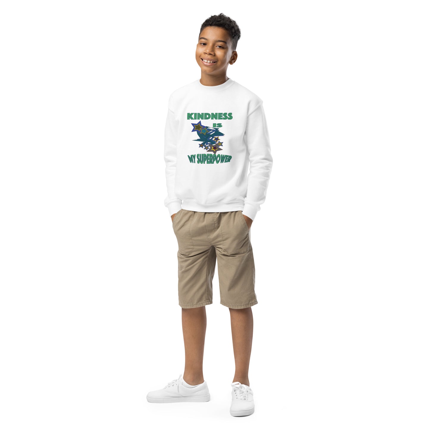 Kindness_Youth crewneck sweatshirt