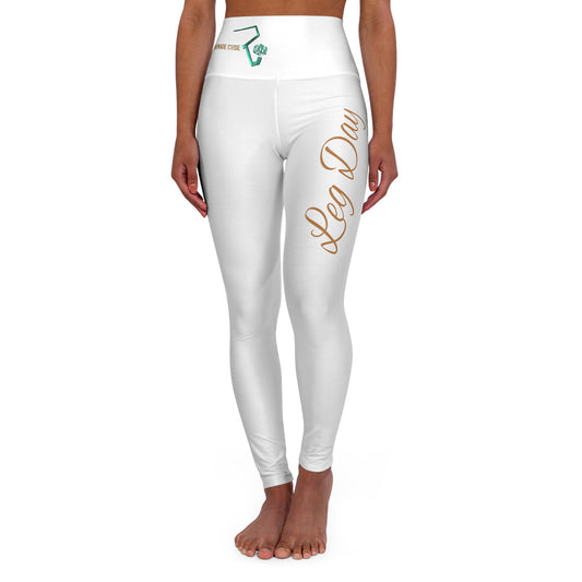 High Waisted Yoga Leggings By Rejuvenate Cube